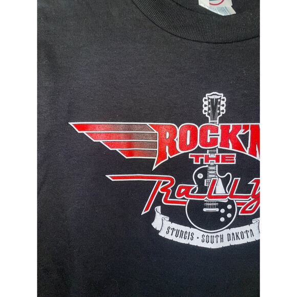 2006 Sturgis Black Crowes nickelback Foghat Reo Shirt Band 2000s Large - Picture 2 of 9